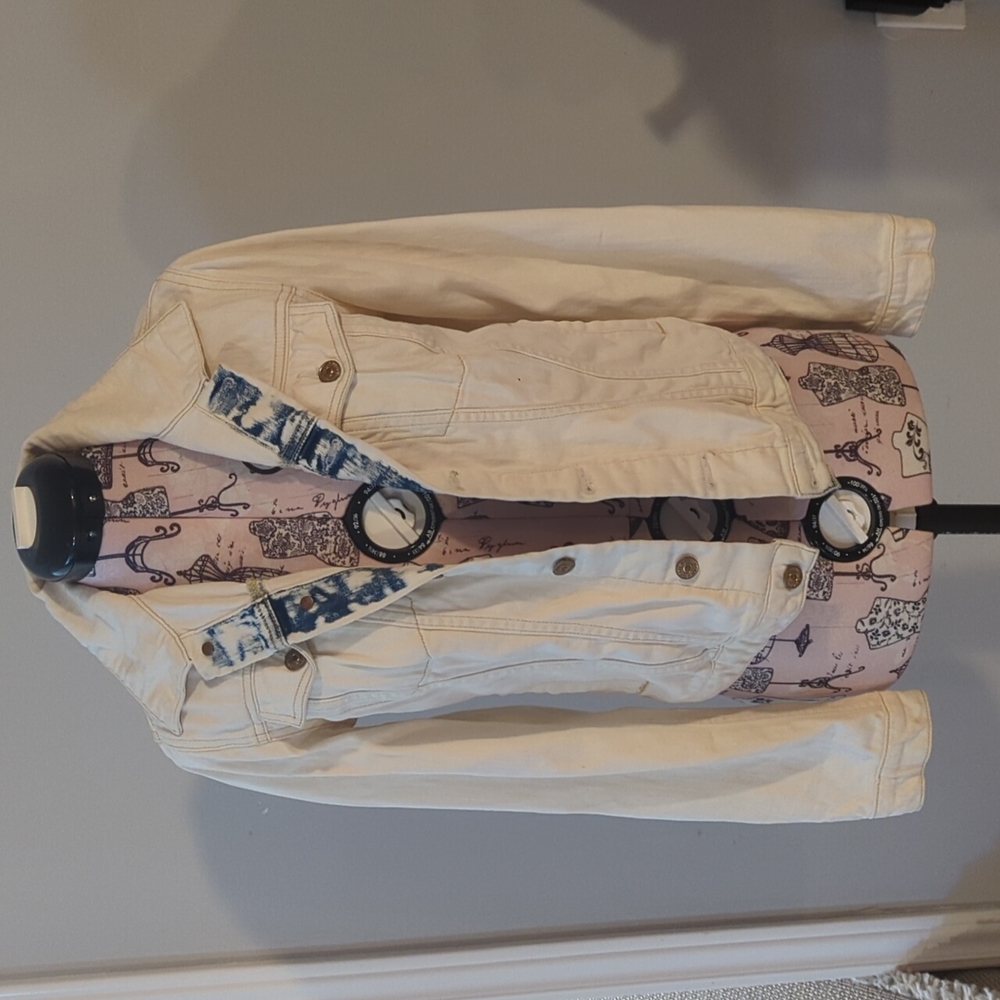 White Jean jacket